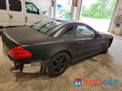 Trzecie zdjęcie samochodu z tyłu: 2003 MERCEDES-BENZ SL 500R VIN:WDBSK75FX3F059677 - miniatura