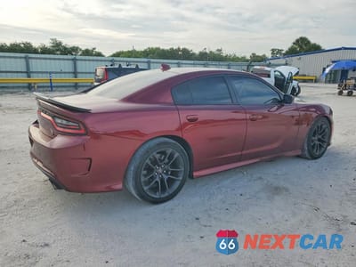 Trzecie zdjęcie samochodu z tyłu: 2021 DODGE CHARGER SCAT PACK VIN:2C3CDXGJ7MH598425 - miniatura