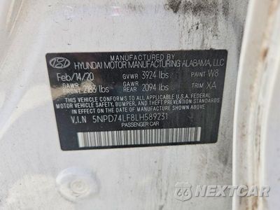 Zdjęcie 12 z 12 samochodu: 2020 HYUNDAI ELANTRA SE VIN:5NPD74LF8LH589231 - miniatura