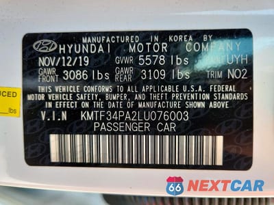 Zdjęcie 13 z 13 samochodu: 2020 GENESIS G90 PREMIUM VIN:KMTF34PA2LU076003 - miniatura