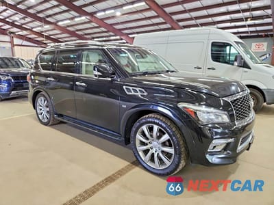 Czwarte zdjęcie samochodu z boku: 2015 INFINITI QX80 BASE VIN:JN8AZ2NE2F9086754 - miniatura