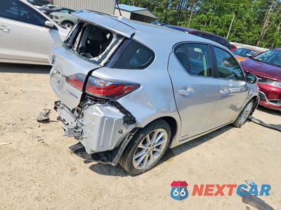 Trzecie zdjęcie samochodu z tyłu: 2013 LEXUS CT 200 VIN:JTHKD5BH3D2161593 - miniatura