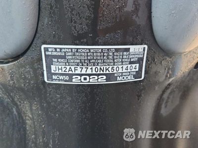 Zdjęcie 9 z 9 samochodu: 2022 HONDA NCW50 VIN:JH2AF7710NK501404 - miniatura