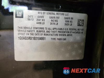 Zdjęcie 12 z 12 samochodu: 2014 CADILLAC ATS VIN:1G6AG5RX1E0104861 - miniatura