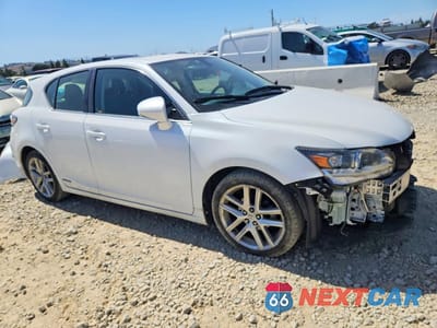 Czwarte zdjęcie samochodu z boku: 2015 LEXUS CT 200 VIN:JTHKD5BHXF2237376 - miniatura