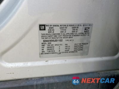 Zdjęcie 13 z 13 samochodu: 2018 CHEVROLET EQUINOX PREMIER VIN:3GNAXVEV6JS511022 - miniatura