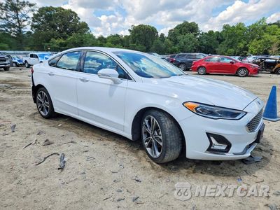 Czwarte zdjęcie samochodu z boku: 2019 FORD FUSION TITANIUM VIN:3FA6P0K9XKR270122 - miniatura