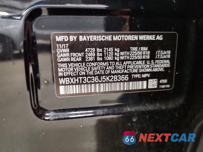 Zdjęcie 12 z 12 samochodu: 2018 BMW X1 XDRIVE28I VIN:WBXHT3C36J5K28366 - miniatura