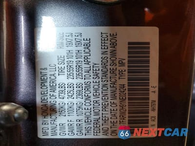 Zdjęcie 13 z 13 samochodu: 2022 HONDA CR-V TOURING VIN:7FARW2H91NE024244 - miniatura