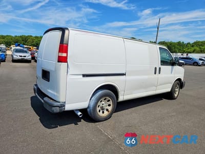 Trzecie zdjęcie samochodu z tyłu: 2013 CHEVROLET EXPRESS G1500 VIN:1GCSGAFX0D1129855 - miniatura