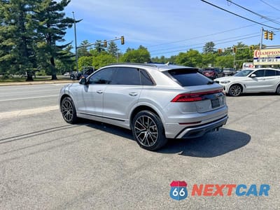 Trzecie zdjęcie samochodu z tyłu: 2020 AUDI Q8 PREMIUM PLUS S-LINE VIN:WA1EVAF14LD002337 - miniatura