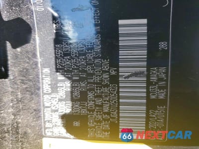 Zdjęcie 12 z 12 samochodu: 2005 LEXUS RX 330 VIN:JTJGA31U250054323 - miniatura