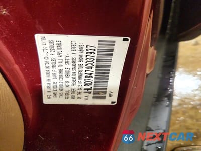 Zdjęcie 13 z 13 samochodu: 2004 HONDA CR-V LX VIN:JHLRD78474C037937 - miniatura