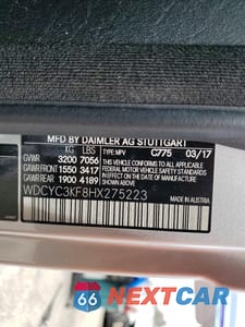 Zdjęcie 14 z 14 samochodu: 2017 MERCEDES-BENZ G 550 VIN:WDCYC3KF8HX275223 - miniatura