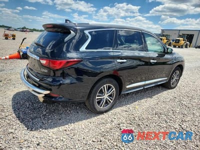 Trzecie zdjęcie samochodu z tyłu: 2018 INFINITI QX60 BASE VIN:5N1DL0MM3JC503233 - miniatura