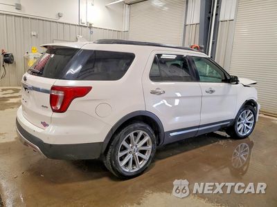 Trzecie zdjęcie samochodu z tyłu: 2017 FORD EXPLORER LIMITED VIN:1FM5K8F88HGB83707 - miniatura