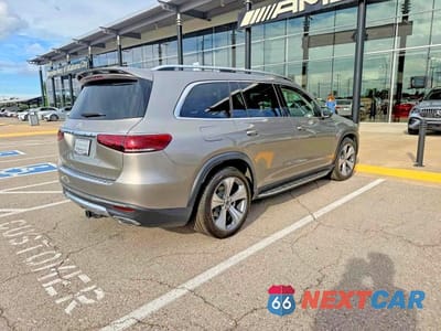 Czwarte zdjęcie samochodu z boku: 2021 MERCEDES-BENZ GLS 450 4MATIC VIN:4JGFF5KE9MA354447 - miniatura
