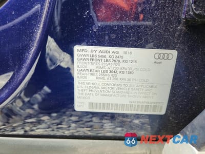 Zdjęcie 13 z 13 samochodu: 2018 AUDI Q5 PREMIUM PLUS VIN:WA1BNAFY8J2000373 - miniatura
