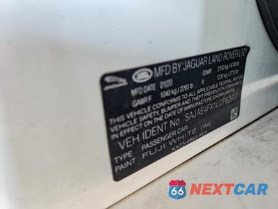 Zdjęcie 12 z 12 samochodu: 2020 JAGUAR XE S VIN:SAJAE4FX1LCP62937 - miniatura