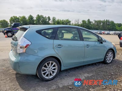 Trzecie zdjęcie samochodu z tyłu: 2013 TOYOTA PRIUS V FIVE VIN:JTDZN3EU7D3258848 - miniatura