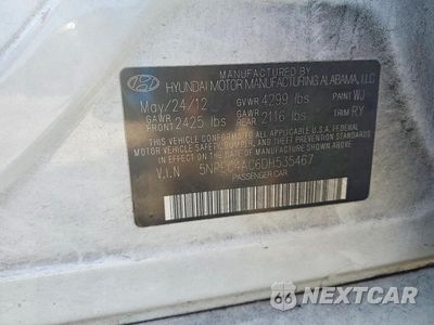 Zdjęcie 12 z 12 samochodu: 2013 HYUNDAI SONATA LIMITED VIN:5NPEC4AC6DH535467 - miniatura