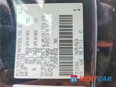 Zdjęcie 13 z 13 samochodu: 2023 TOYOTA TUNDRA CREWMAX LIMITED VIN:5TFJA5DB2PX081322 - miniatura