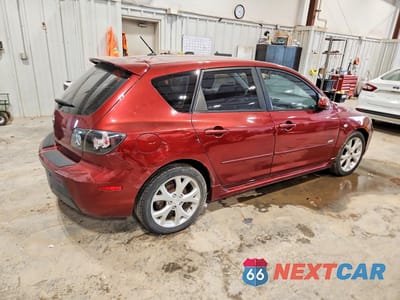 Trzecie zdjęcie samochodu z tyłu: 2008 MAZDA 3 HATCHBACK VIN:JM1BK343381119286 - miniatura