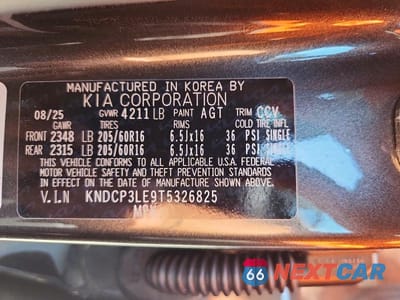 Zdjęcie 13 z 13 samochodu: 2026 KIA NIRO LX VIN:KNDCP3LE9T5326825 - miniatura