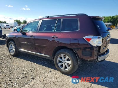 Drugie zdjęcie samochodu z przodu: 2013 TOYOTA HIGHLANDER SE VIN:5TDBK3EH2DS260969 - miniatura