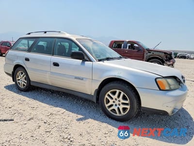 Czwarte zdjęcie samochodu z boku: 2004 SUBARU LEGACY OUTBACK AWP VIN:4S3BH675446626871 - miniatura
