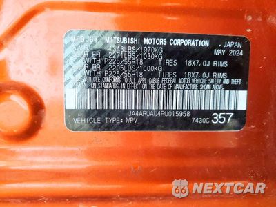Zdjęcie 14 z 14 samochodu: 2024 MITSUBISHI OUTLANDER SPORT S/SE VIN:JA4ARUAU4RU015958 - miniatura