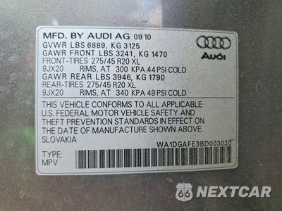 Zdjęcie 14 z 14 samochodu: 2011 AUDI Q7 PRESTIGE VIN:WA1DGAFE3BD003020 - miniatura