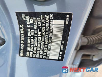 Zdjęcie 12 z 12 samochodu: 2021 HONDA CIVIC EX VIN:SHHFK7H63MU232121 - miniatura