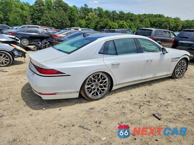 Trzecie zdjęcie samochodu z tyłu: 2025 GENESIS G90 3.5T E-SUPERCHARGER VIN:KMTFC4SD7SU053543 - miniatura