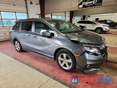 Czwarte zdjęcie samochodu z boku: 2020 HONDA ODYSSEY EXL VIN:5FNRL6H76LB021444 - miniatura