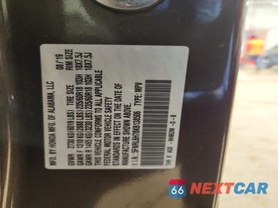 Zdjęcie 14 z 14 samochodu: 2019 HONDA ODYSSEY EXL VIN:5FNRL6H78KB138506 - miniatura