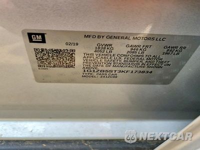 Zdjęcie 12 z 12 samochodu: 2019 CHEVROLET MALIBU VIN:1G1ZB5ST3KF173834 - miniatura