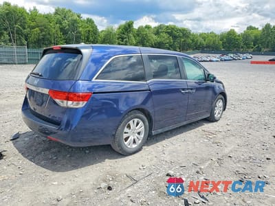 Trzecie zdjęcie samochodu z tyłu: 2015 HONDA ODYSSEY EXL VIN:5FNRL5H64FB105042 - miniatura