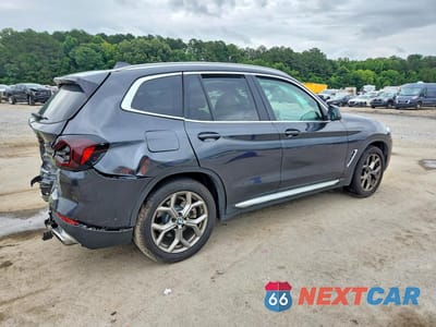 Trzecie zdjęcie samochodu z tyłu: 2023 BMW X3 XDRIVE30I VIN:5UX53DP06P9R23808 - miniatura