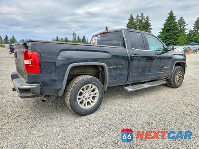 Trzecie zdjęcie samochodu z tyłu: 2014 GMC SIERRA K1500 SLE VIN:1GTV2UEH0EZ383754 - miniatura