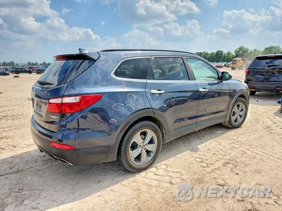 Trzecie zdjęcie samochodu z tyłu: 2016 HYUNDAI SANTA FE SE VIN:KM8SM4HF8GU137764 - miniatura