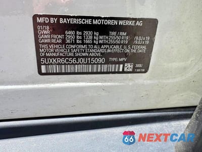 Zdjęcie 12 z 12 samochodu: 2018 BMW X5 XDRIVE50I VIN:5UXKR6C56J0U15090 - miniatura