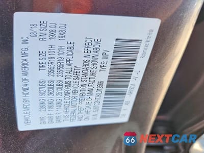 Zdjęcie 14 z 14 samochodu: 2019 ACURA RDX ADVANCE VIN:5J8TC2H73KL012566 - miniatura