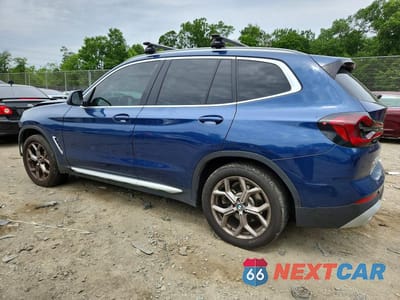 Drugie zdjęcie samochodu z przodu: 2022 BMW X3 XDRIVE30I VIN:5UX53DP06N9M98572 - miniatura