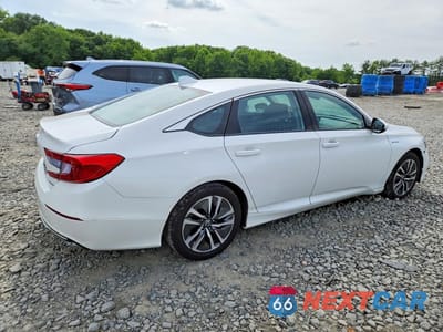 Trzecie zdjęcie samochodu z tyłu: 2020 HONDA ACCORD HYBRID VIN:1HGCV3F10LA002170 - miniatura