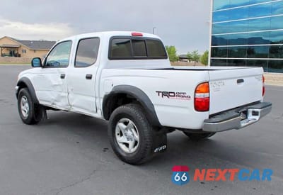 Czwarte zdjęcie samochodu z boku: 2002 TOYOTA TACOMA DOUBLE CAB VIN:5TEHN72N22Z013079 - miniatura