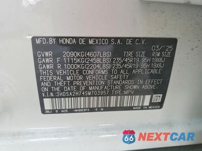 Zdjęcie 13 z 13 samochodu: 2025 ACURA ADX A-SPEC ADVANCE VIN:3HDSA2H74SM703957 - miniatura