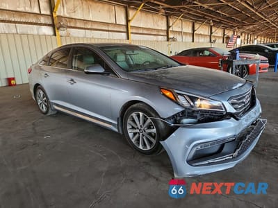 Czwarte zdjęcie samochodu z boku: 2017 HYUNDAI SONATA LIMITED VIN:5NPE34AF1HH445904 - miniatura