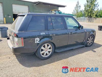 Trzecie zdjęcie samochodu z tyłu: 2006 LAND ROVER RANGE ROVER HSE VIN:SALME15426A210020 - miniatura