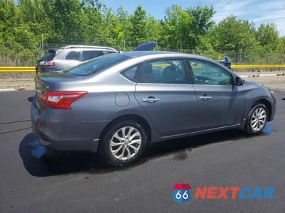 Trzecie zdjęcie samochodu z tyłu: 2019 NISSAN SENTRA SV VIN:3N1AB7AP9KL605937 - miniatura